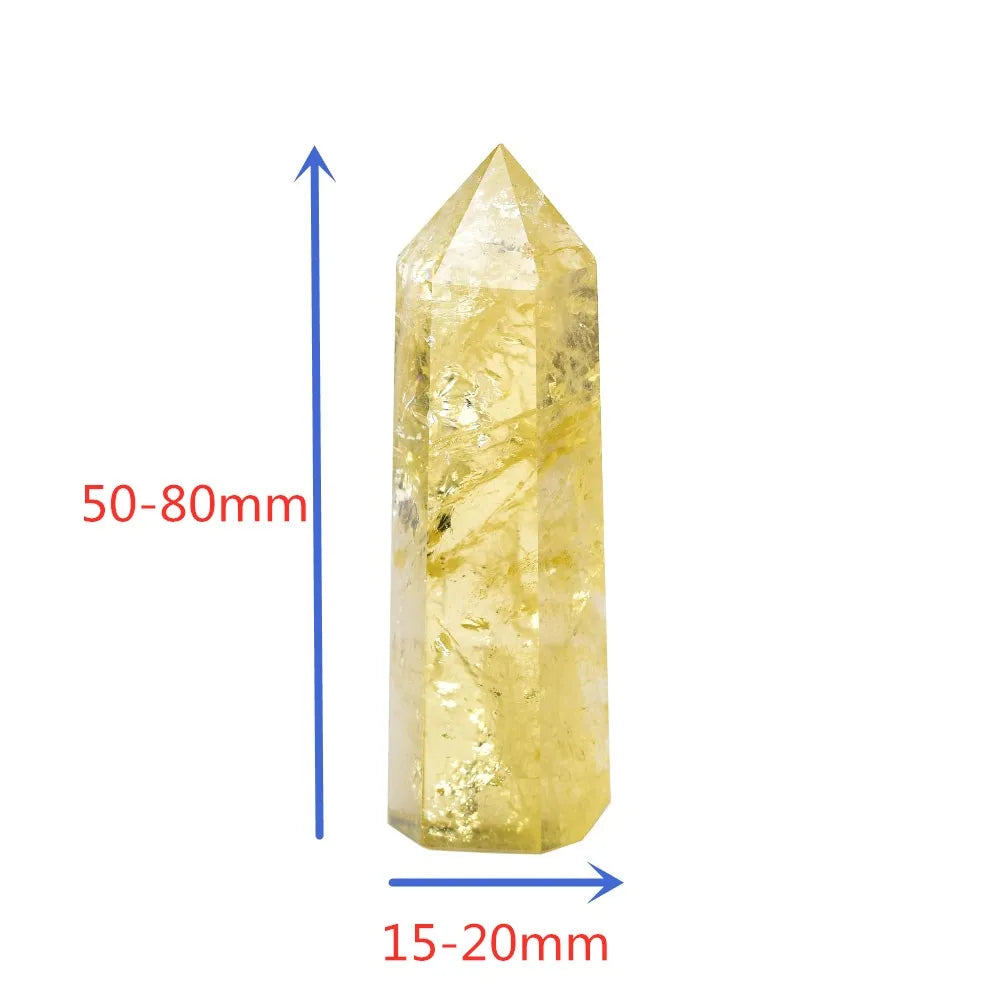 Natural Citrine Crystal Obelisk