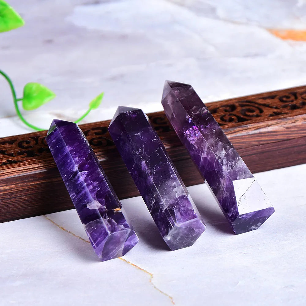 Natural Amethyst Crystal Point