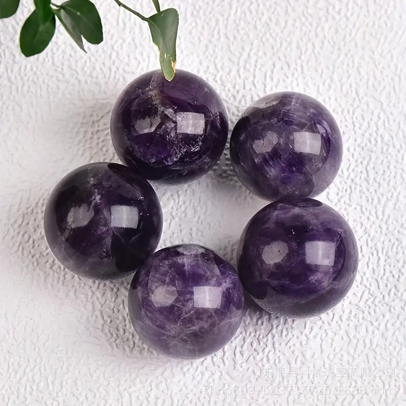 Natural Amethyst Crystal Gemstone Balls