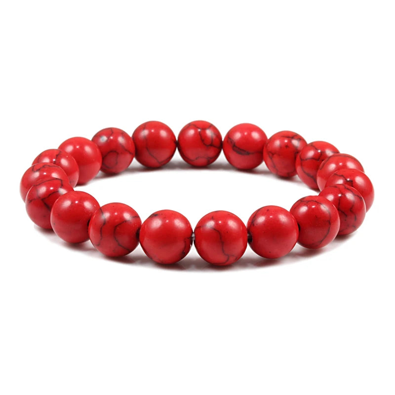 Natural Stone Tiger Eye Buddha Lava Meditation Bracelet
