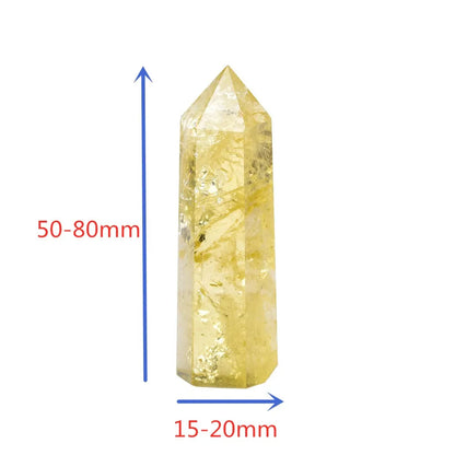 Natural Citrine Crystal Obelisk