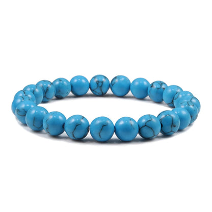 Natural Stone Tiger Eye Buddha Lava Meditation Bracelet