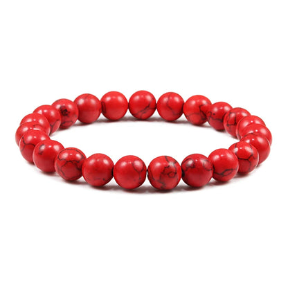 Natural Stone Tiger Eye Buddha Lava Meditation Bracelet