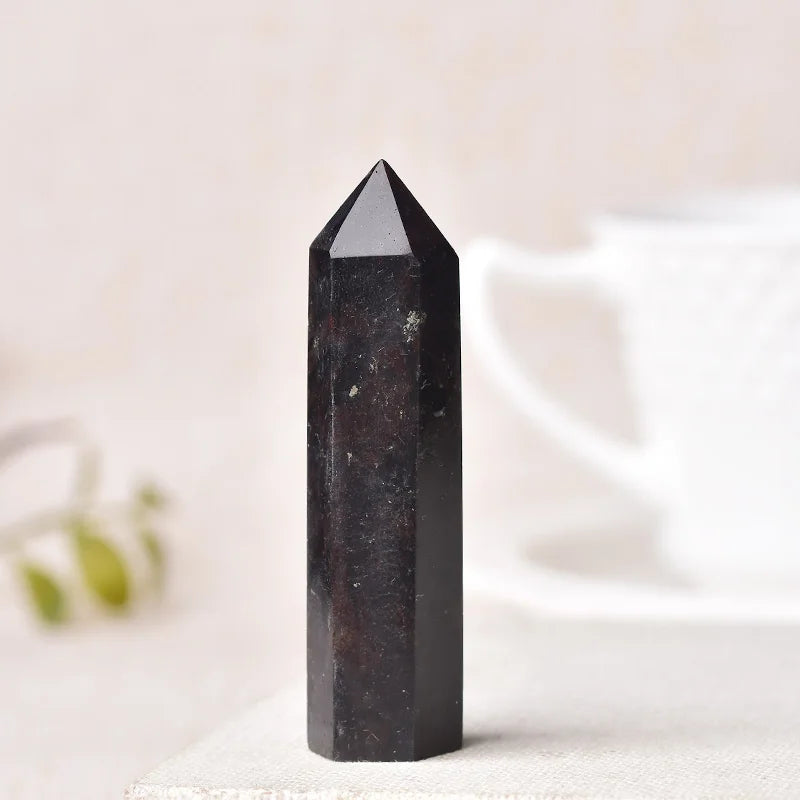 Natural Crystal Point Wand Reiki Stone