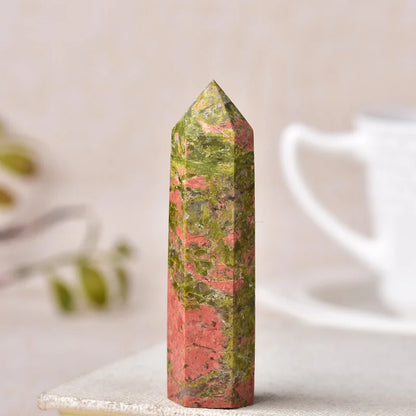 Natural Crystal Point Wand Reiki Stone