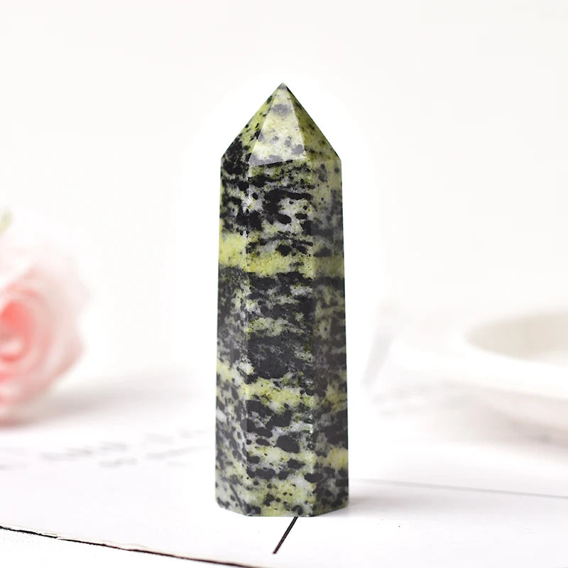 Natural Crystal Point Wand Reiki Stone