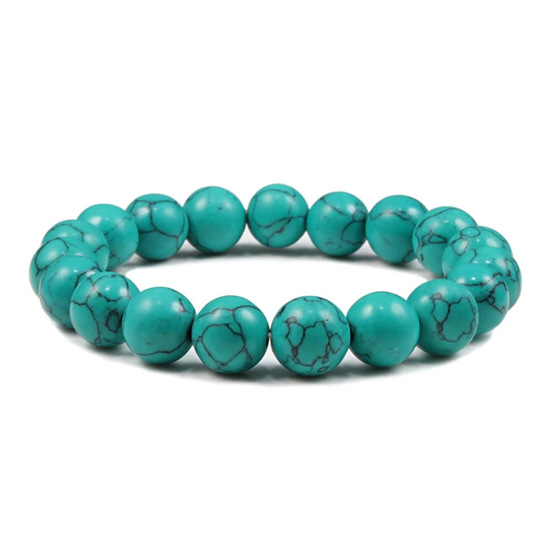 Natural Stone Tiger Eye Buddha Lava Meditation Bracelet