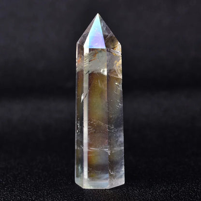 Natural Crystal Point Wand Reiki Stone