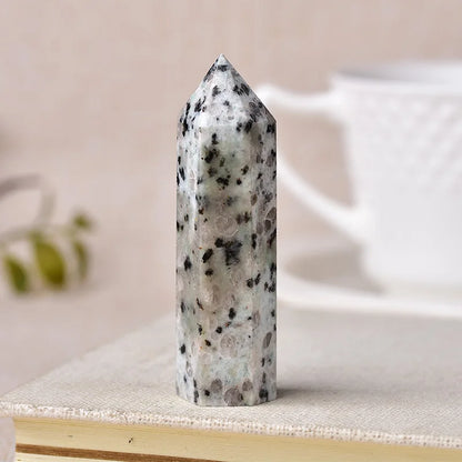Natural Crystal Point Wand Reiki Stone