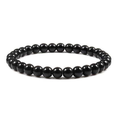 Natural Stone Tiger Eye Buddha Lava Meditation Bracelet