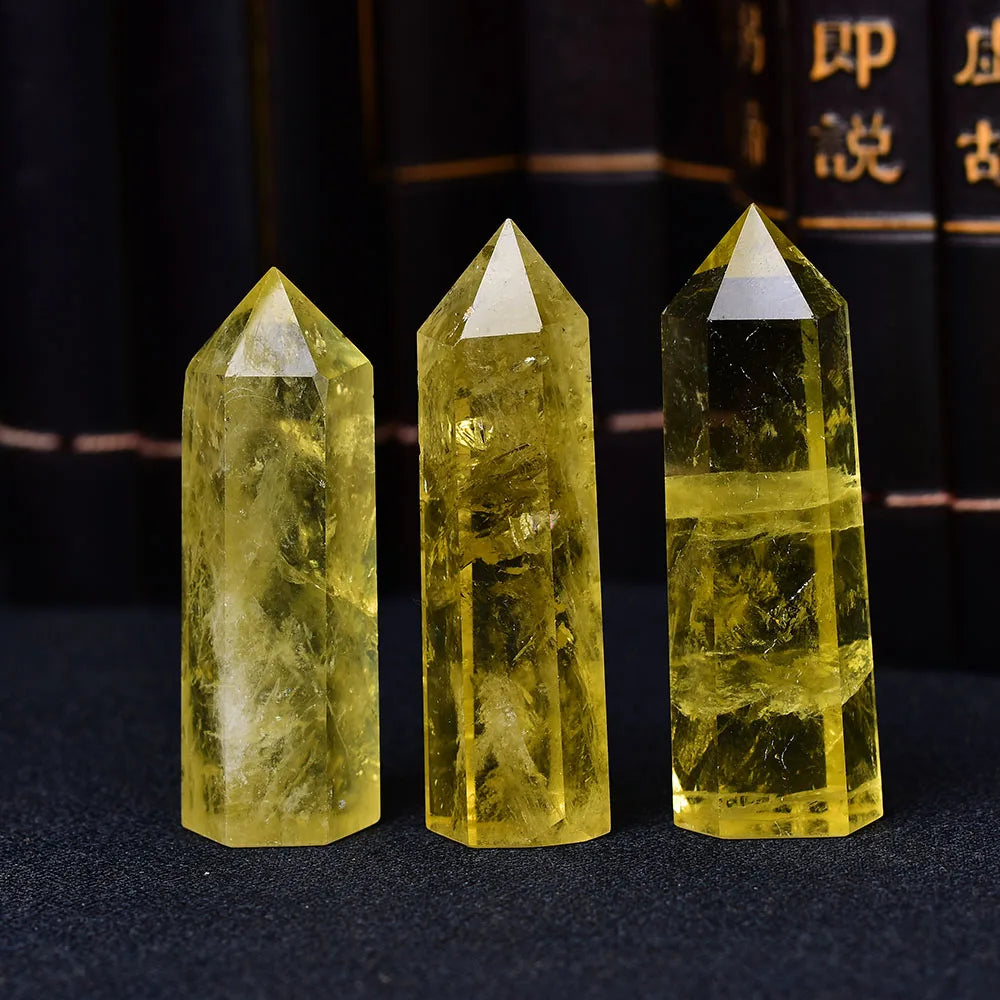 Natural Citrine Crystal Obelisk