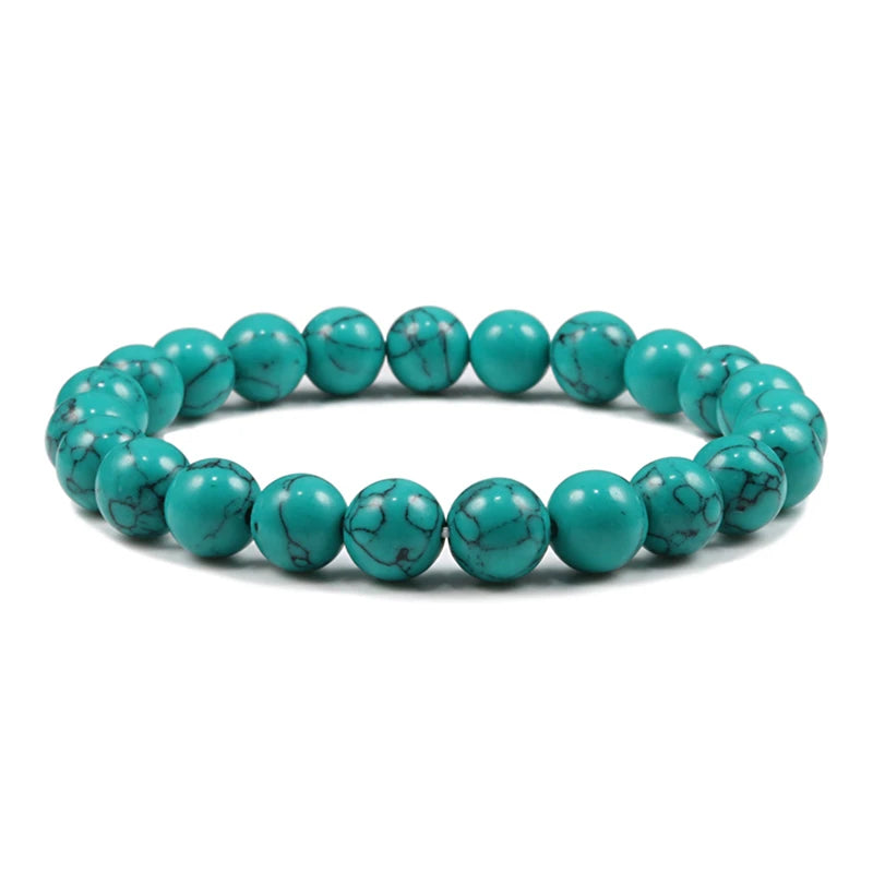 Natural Stone Tiger Eye Buddha Lava Meditation Bracelet
