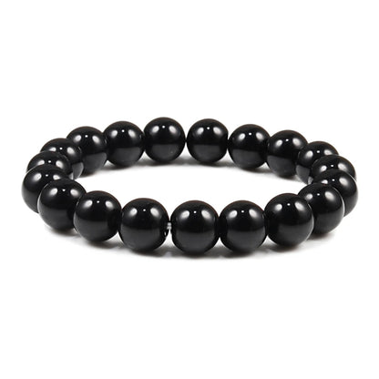 Natural Stone Tiger Eye Buddha Lava Meditation Bracelet
