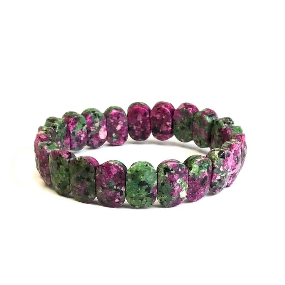 Stone Bead Elastic Couple Bracelet