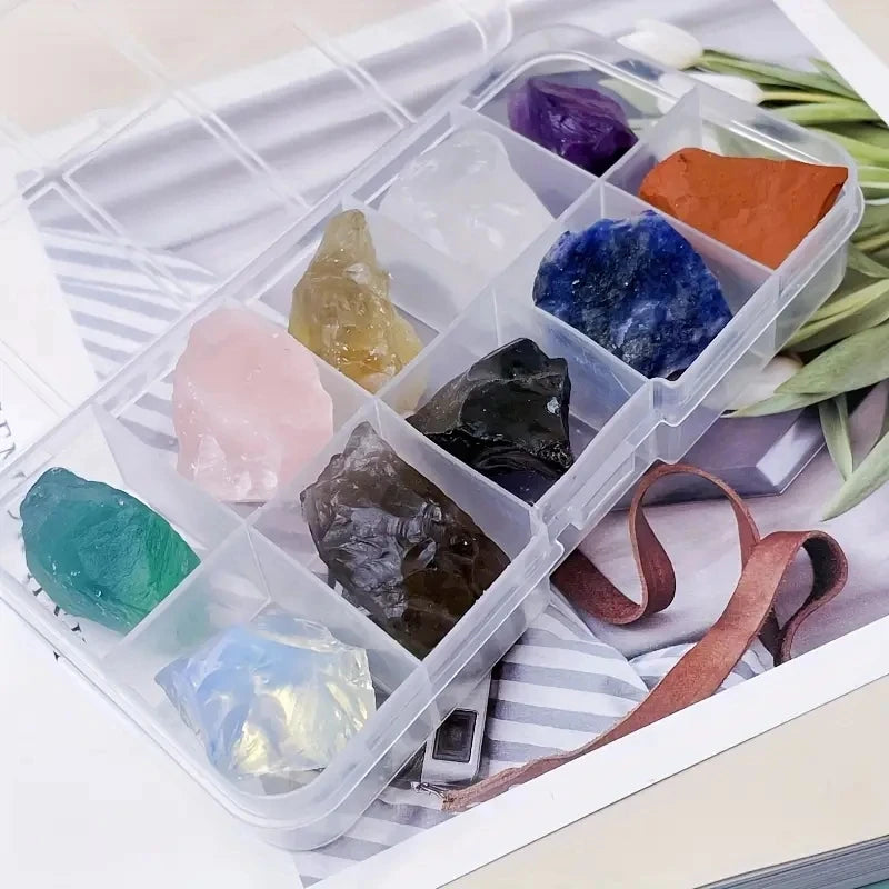 Natural Rough Crystal Gemstone Set
