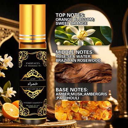 10ml Khamry Essence Fragrance Oils خمراء Roller Car Air Freshener Fragrance Eid Al-Fitr Gift Long Lasting Scent