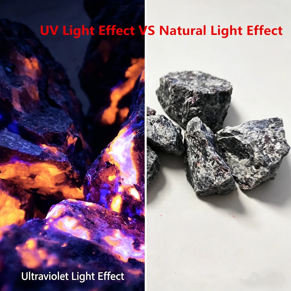 Natural Raw Fluorescent Flame Stone