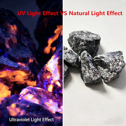 Natural Raw Fluorescent Flame Stone