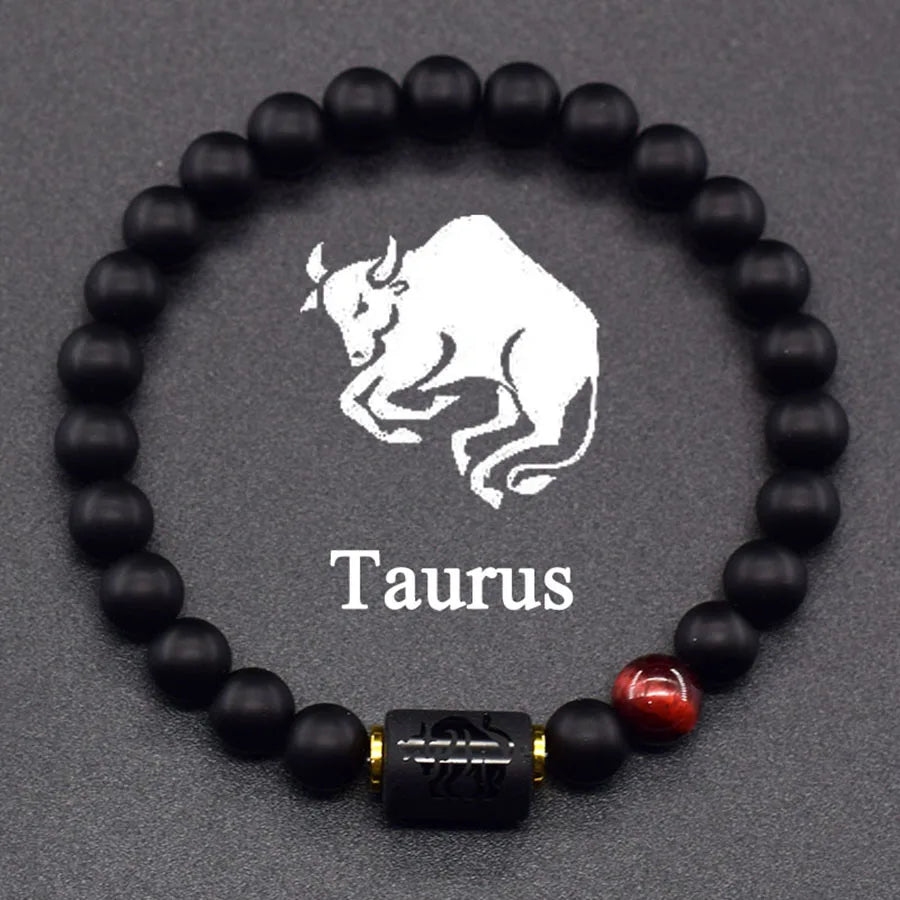 Zodiac Tiger Eye Hematite Bracelet
