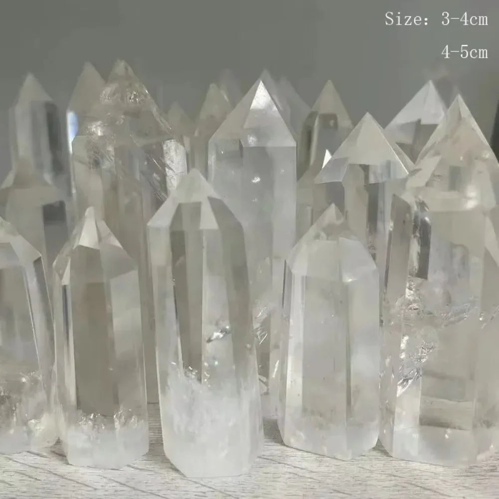 Brazilian Natural White Quartz Crystal Healing Stone