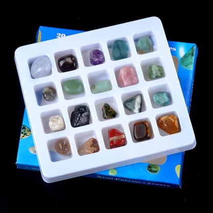 20-Piece Crystal Chakra Gemstone Set