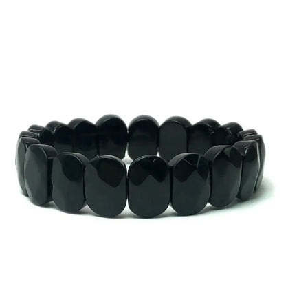 Stone Bead Elastic Couple Bracelet