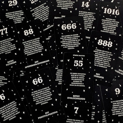 Spanish Angel Number Messages Oracle Card