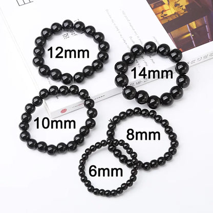 Natural Onyx Obsidian Bracelet