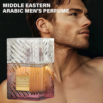 100ml Arabian Khamrah Unisex Perfume Sandalwood Pine Scent Luxury Fragrance Daily Dating Gift