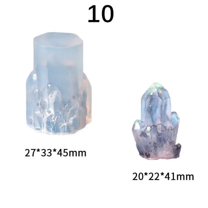 Crystal Cluster Epoxy Resin Silicone Mold