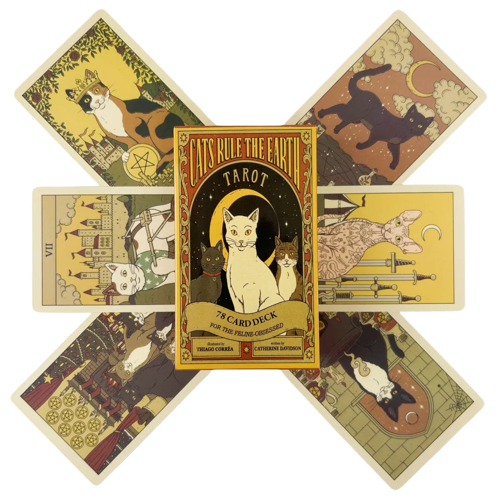 Cats Rule The Earth Tarot Cards