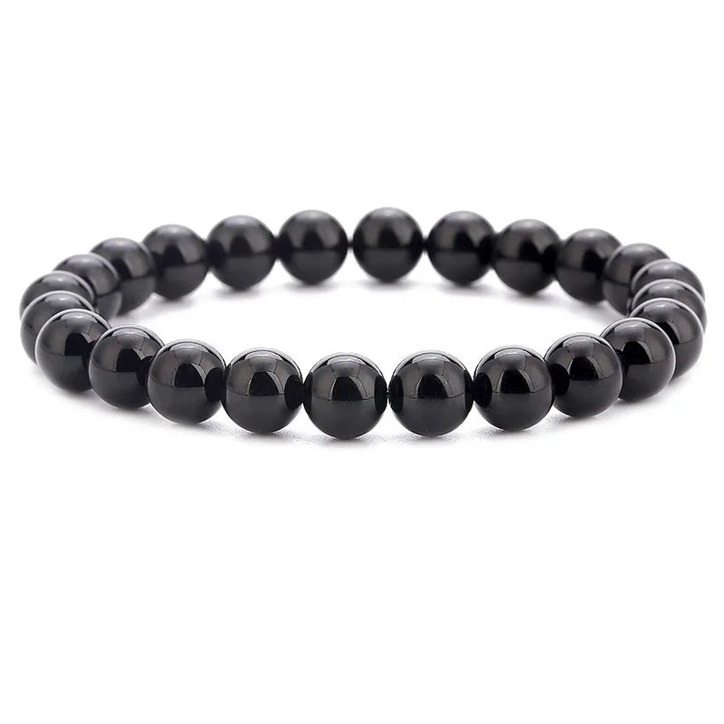 Natural Onyx Obsidian Bracelet