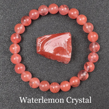 Blue Apatite Natural Stone Bead Bracelet