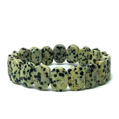 Stone Bead Elastic Couple Bracelet