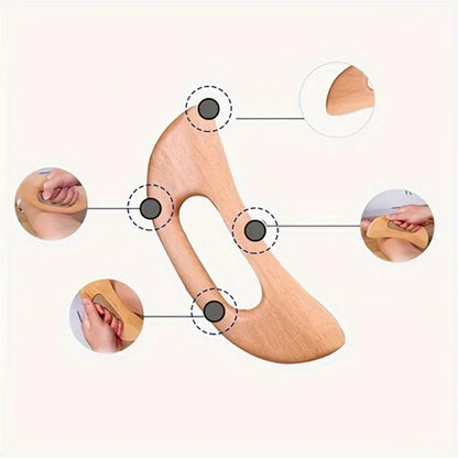 Wooden Gua Sha Massage Tool