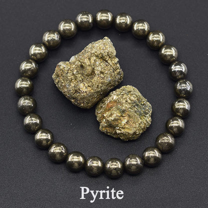 Amethyst Tiger Eye Stone Bracelet