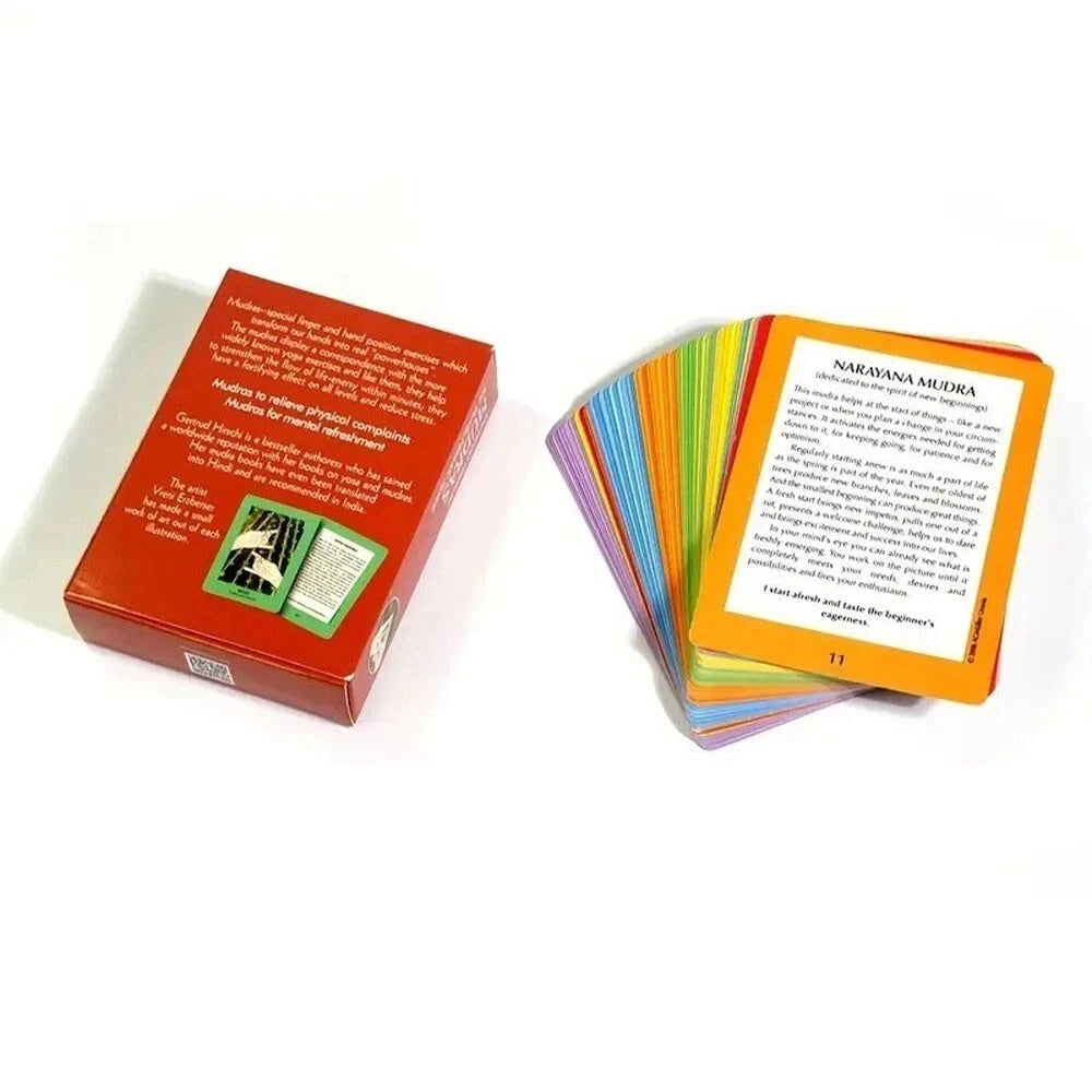 Mudra practice card deck