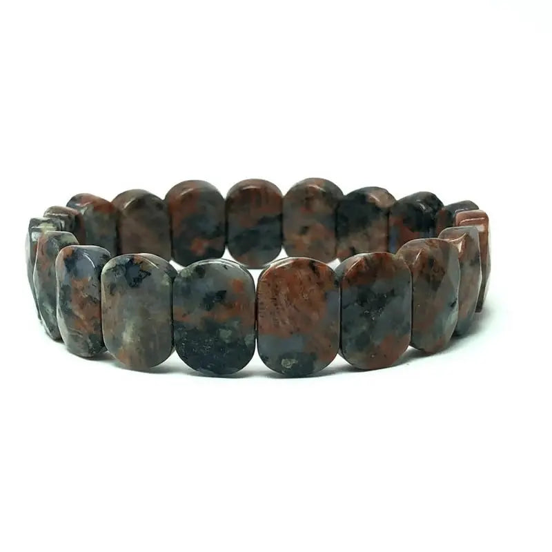 Stone Bead Elastic Couple Bracelet