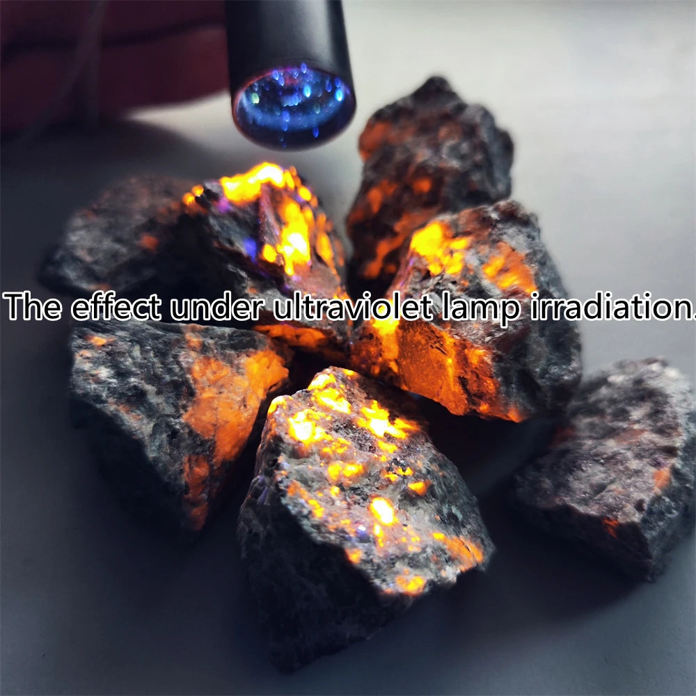 Natural Raw Fluorescent Flame Stone
