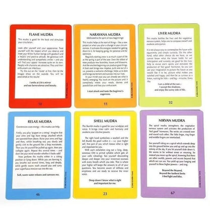 Mudra practice card deck