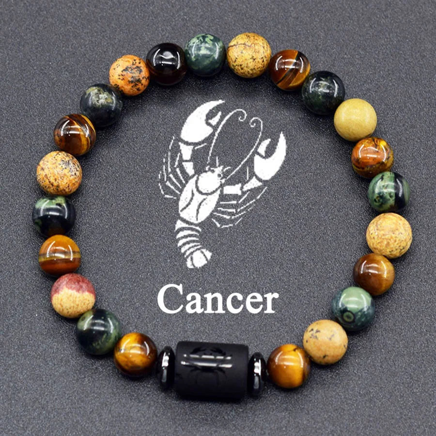 Zodiac Tiger Eye Hematite Bracelet