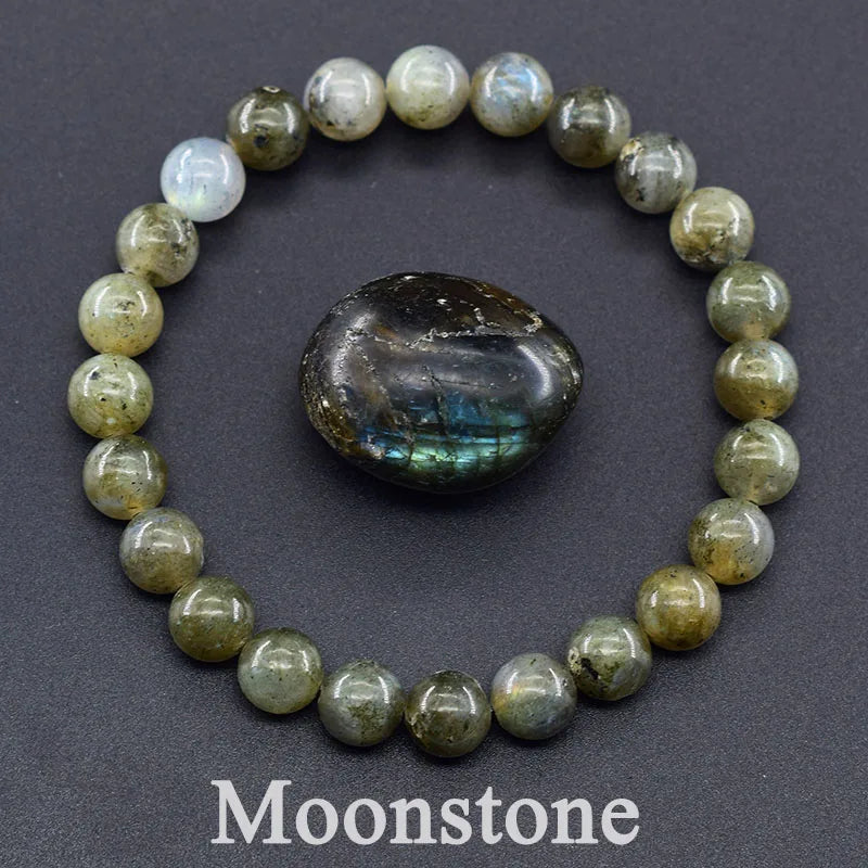 Amethyst Tiger Eye Stone Bracelet