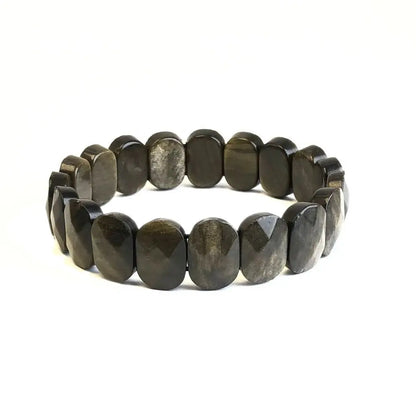 Stone Bead Elastic Couple Bracelet