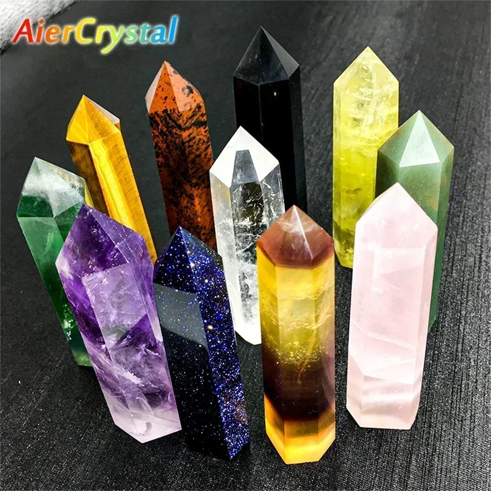 Natural Crystal Point Wand