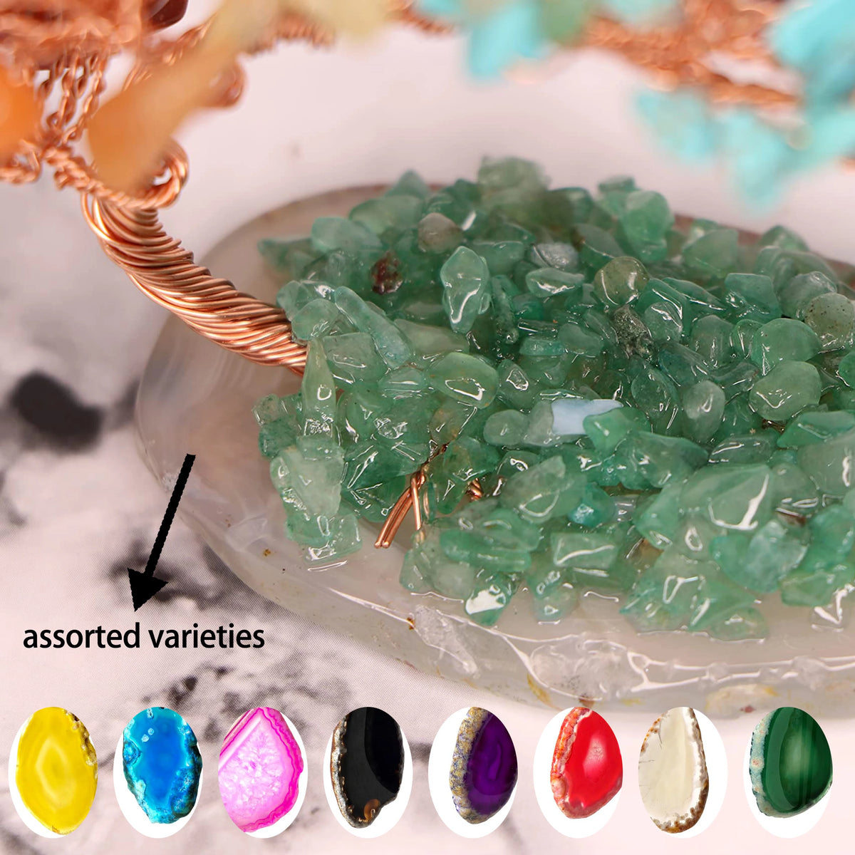 Natural Crystal Fortune Tree