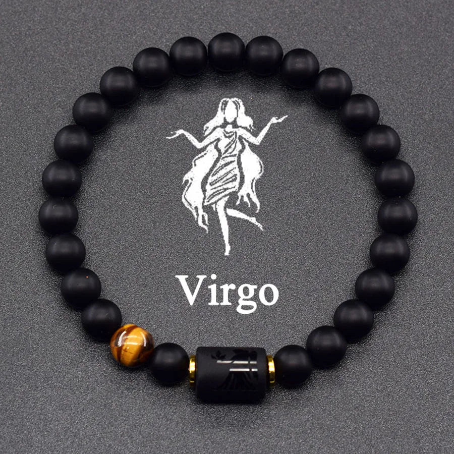 Zodiac Tiger Eye Hematite Bracelet