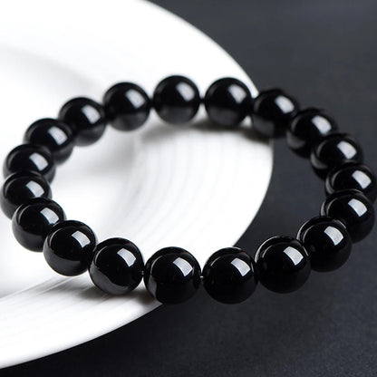 Natural Onyx Obsidian Bracelet