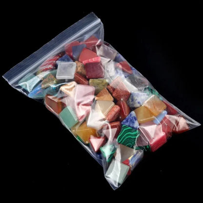 Natural Triangle Crystal Beads