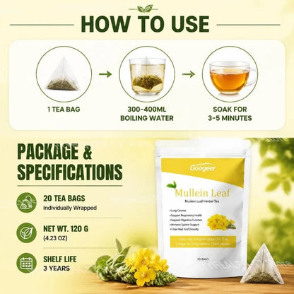 Mullein Leaf Herbal Tea – 20 Bags