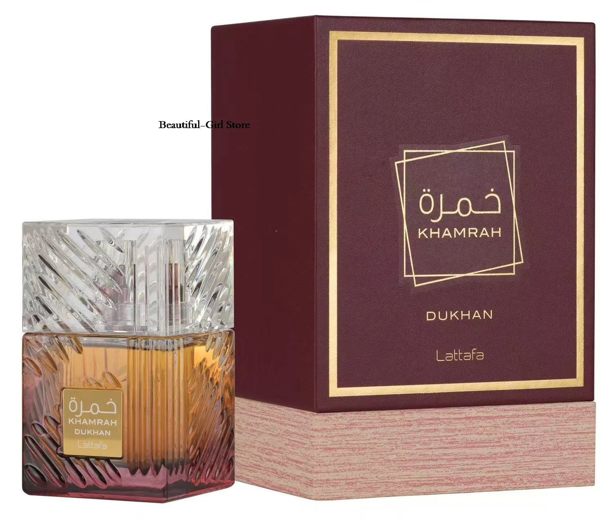 100ml Arabian Khamrah Unisex Perfume Sandalwood Pine Scent Luxury Fragrance Daily Dating Gift